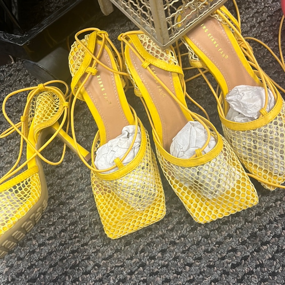 Yellow Heels.